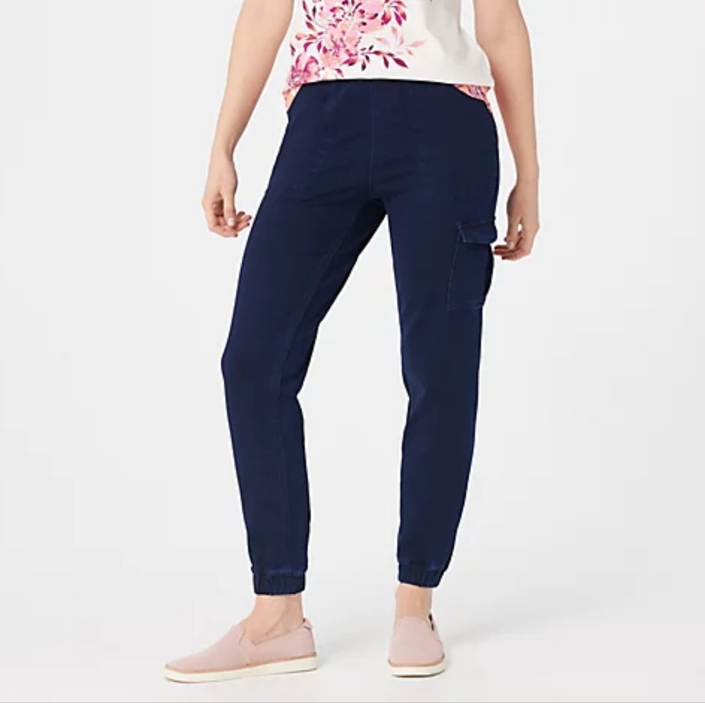 Denim and company comfy knit jogger pants